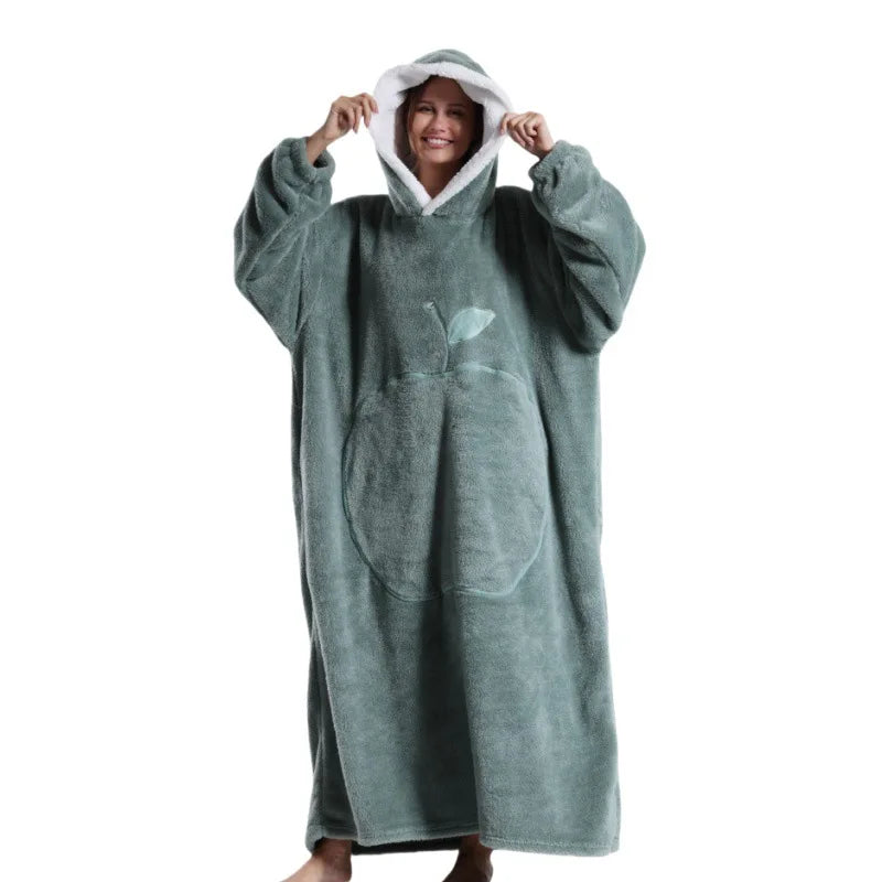 Variant image for Übergroßer Fleece Hoodie für ultimativen Komfort und Entspannung-9