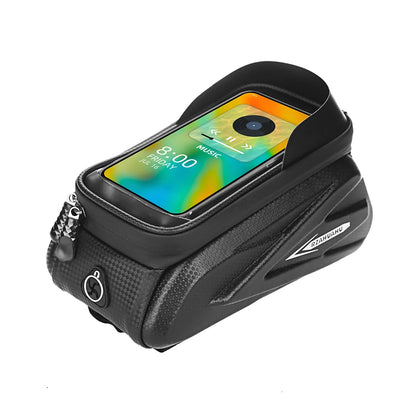 Wasserdichte Fahrradtasche - Satteltasche mit Touchscreen für Smartphones, Große Kapazität-4