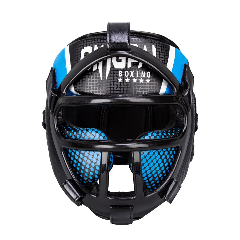 FightGuard - Premium Kopfschutzhelm Mit Integrierter Gesichtsmaske Für Kickboxen-6