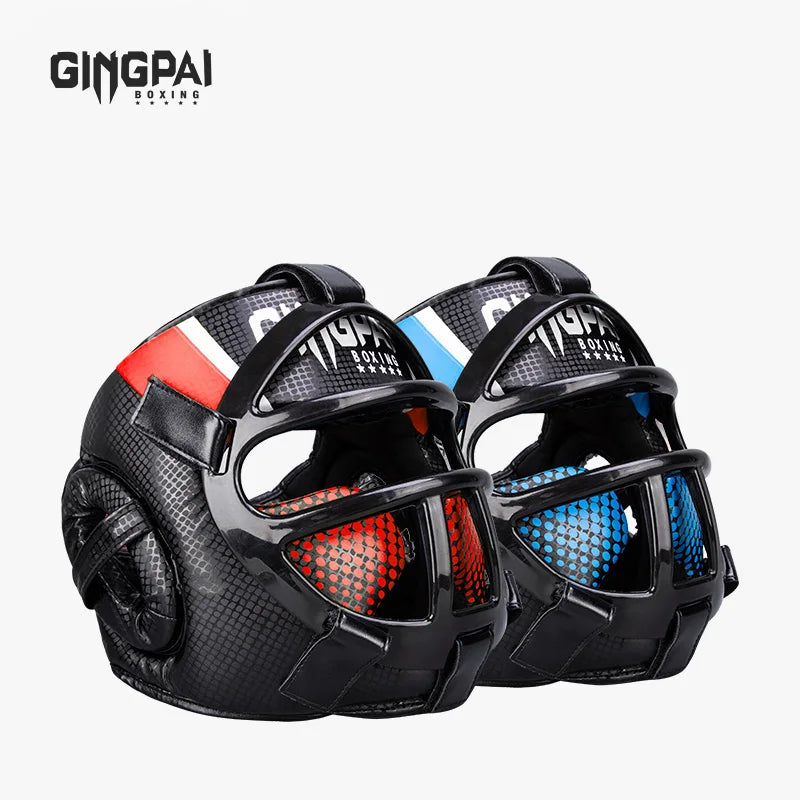 FightGuard - Premium Kopfschutzhelm Mit Integrierter Gesichtsmaske Für Kickboxen-2