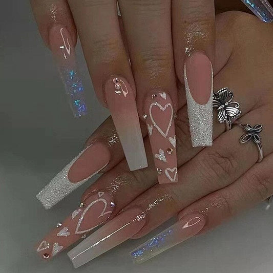Presson Chic - 24 Stück Kunstnägel in Rosa für Sofortige Eleganz-1