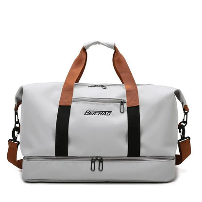 Variant image for Tragbarer Fitnessbeutel mit Schuhfach und nasser Trockentrenntasche für aktives Reisen-1