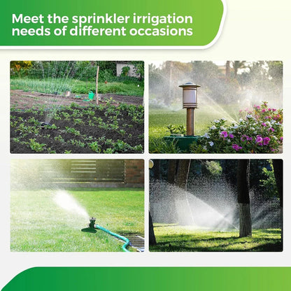 HydroSpin 360 Rasensprenger – Metall – 360° Garten