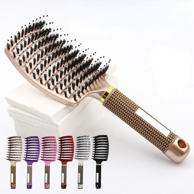 Magische Haarbürste - Schmerzfreies Entwirren Für Gesundes, Glänzendes Haar-2