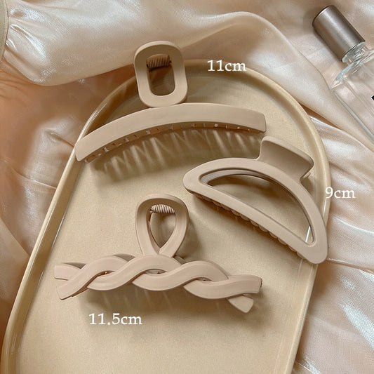 Elegantes Nackthaarzubehör Set - 3 Modische Haarclips Für Alle Haartypen-1