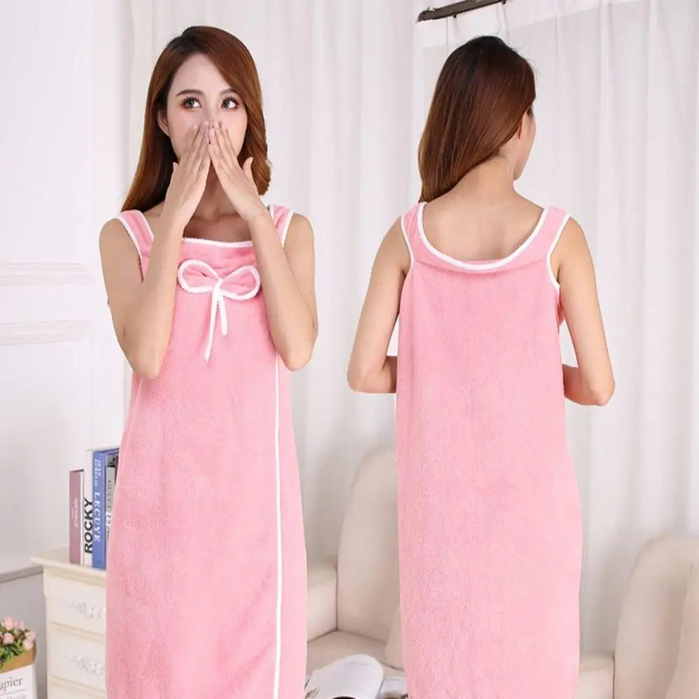 Weicher Damen Bademantel aus Korallenfleece – Flauschig und Atmungsaktiv für Zuhause-2