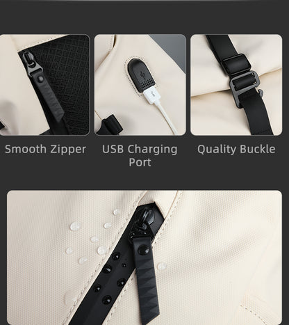 ROLLTRAIL – Erweiterbarer Rolltop-Rucksack mit Laptopfach & großem Volumen