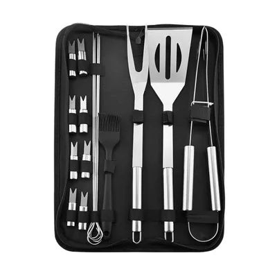 GrillMaster Edelstahl-Utensilienset – Premium Grillwerkzeuge für den Außenbereich