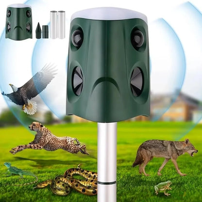 Variant image for Ultraschall Tiervertreiber mit LED-Licht – Effektiver Schutz vor Katzen & Hunden-1