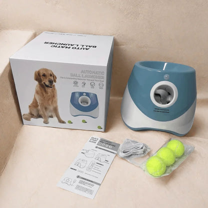 PlayFetch Automatischer Ballwerfer – Wiederaufladbares Hundespielzeug