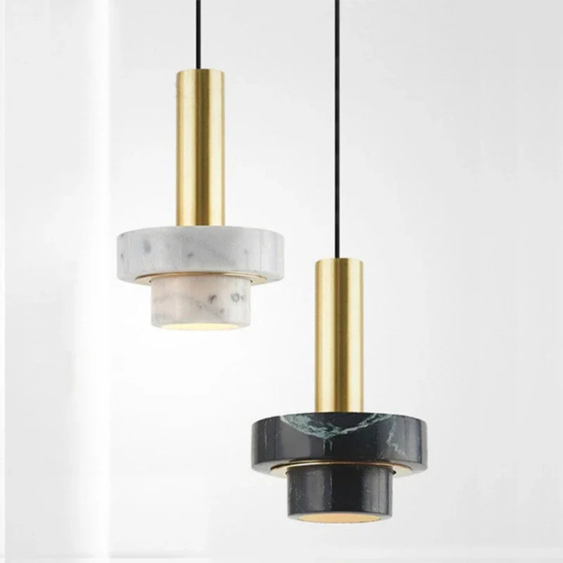 Pendelleuchte Kupfer Vulkanstein 280mm LED Hängelampe Esszimmerlampe-4