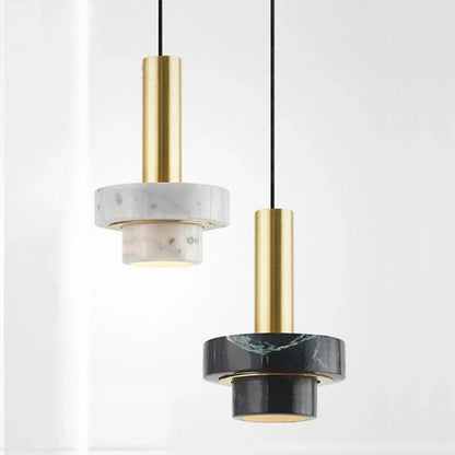 Pendelleuchte Kupfer Vulkanstein 280mm LED Hängelampe Esszimmerlampe-4