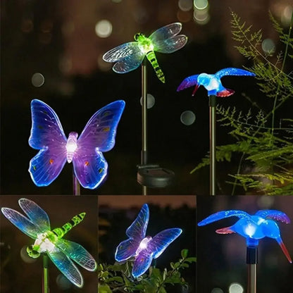 SolarGlow – Schmetterling LED-Gartenlampe