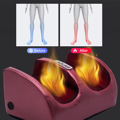 Shiatsu Fußmassagegerät Mit Wärmefunktion - 12 Massagebälle, Einstellbare Intensität, Komfortabel Und Entspannend-5