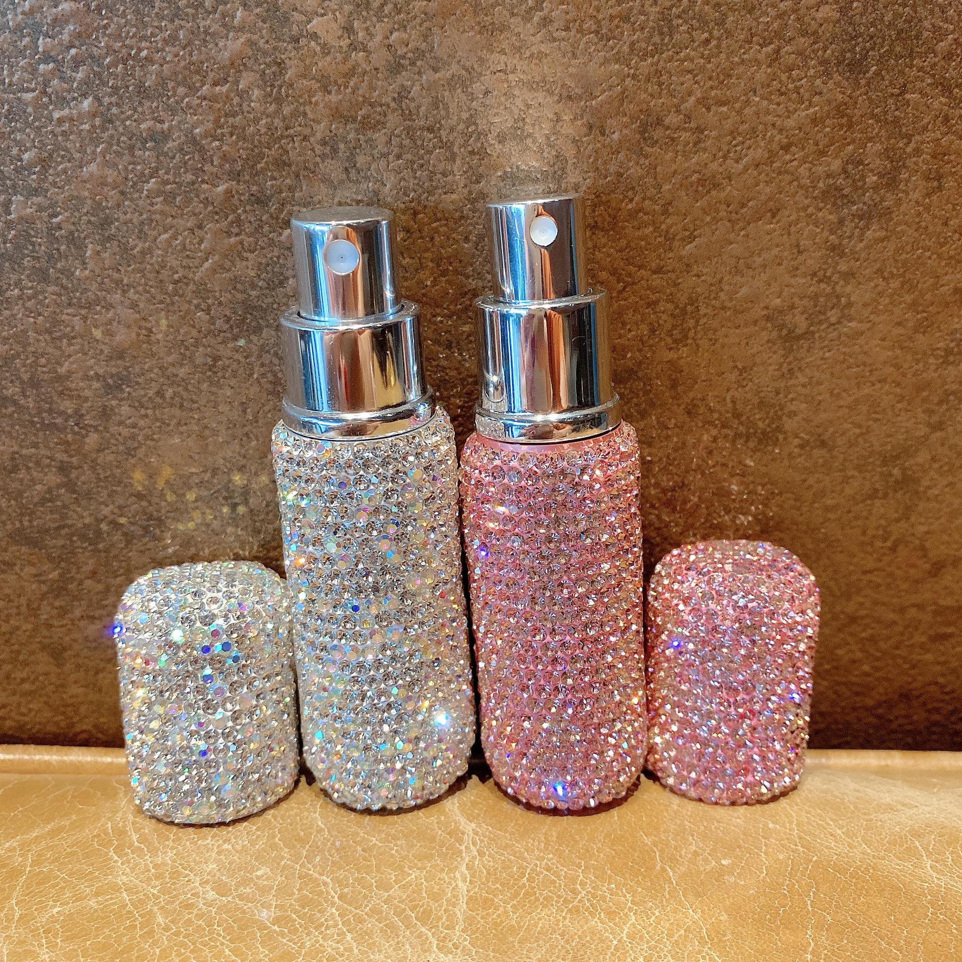 Kleine Parfümflasche - Nachfüllbare 10 ml Parfüm Flasche im Eleganten Diamantdesign-2