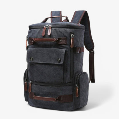 Variant image for Vintage Canvas Rucksack für Damen und Herren mit Laptopfach – Geräumig und Stilvoll für Schule und Alltag-3