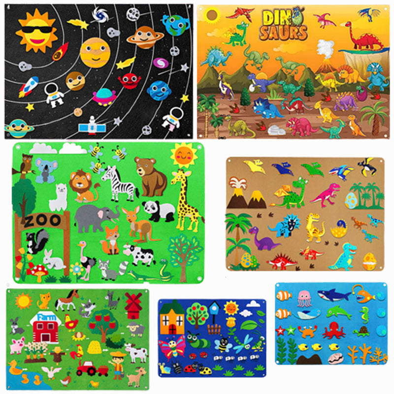 ImagiFelt Playboard – Kreatives Fühlspiel für Kinder zur Förderung der Fantasie