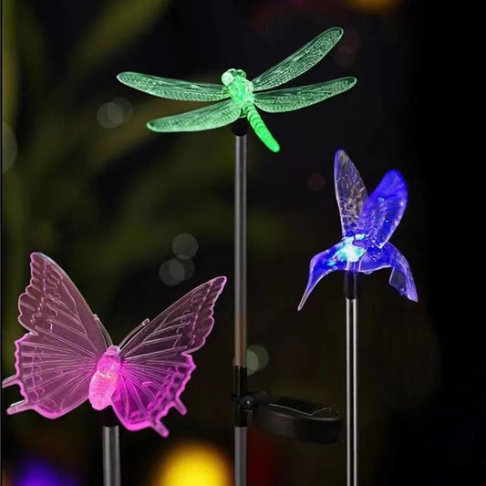 SolarGlow – Schmetterling LED-Gartenlampe