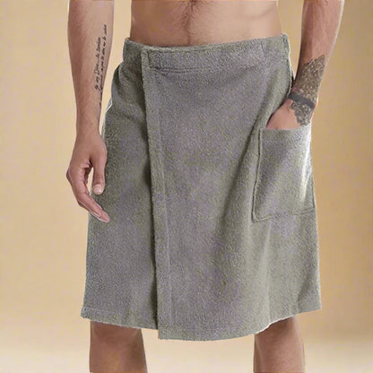 Variant image for Weiches Badetuch mit Taschen – Vielseitig für Sauna, Dusche und Strand, Tragbar & Komfortabel-3