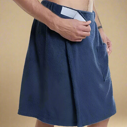 Variant image for Weiches Badetuch mit Taschen – Vielseitig für Sauna, Dusche und Strand, Tragbar & Komfortabel-4