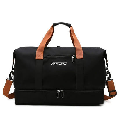 Variant image for Tragbarer Fitnessbeutel mit Schuhfach und nasser Trockentrenntasche für aktives Reisen-4