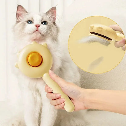 MagicBrush - Pflegepinsel Für Hunde Und Katzen Mit Massagefunktion, Hygienisch Und Benutzerfreundlich-2
