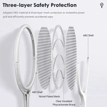 ZapGuard Mosquito Zapper – 5-in-1 Mückenschutz mit Insektenschläger & LED-Lampe