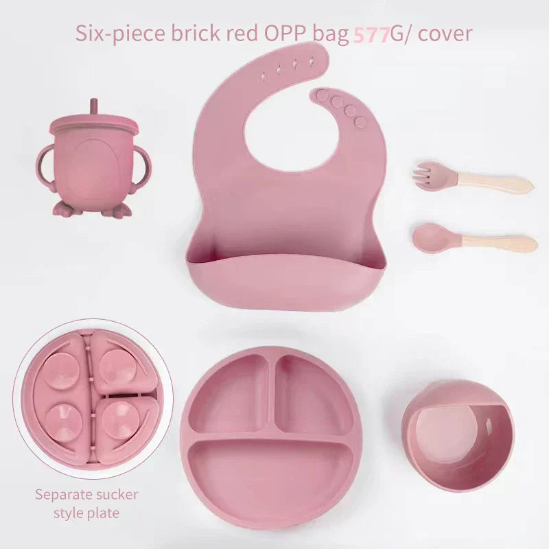  Siliconebaby Set-Complete 6-Teile-Lebensmittel für Babys-3