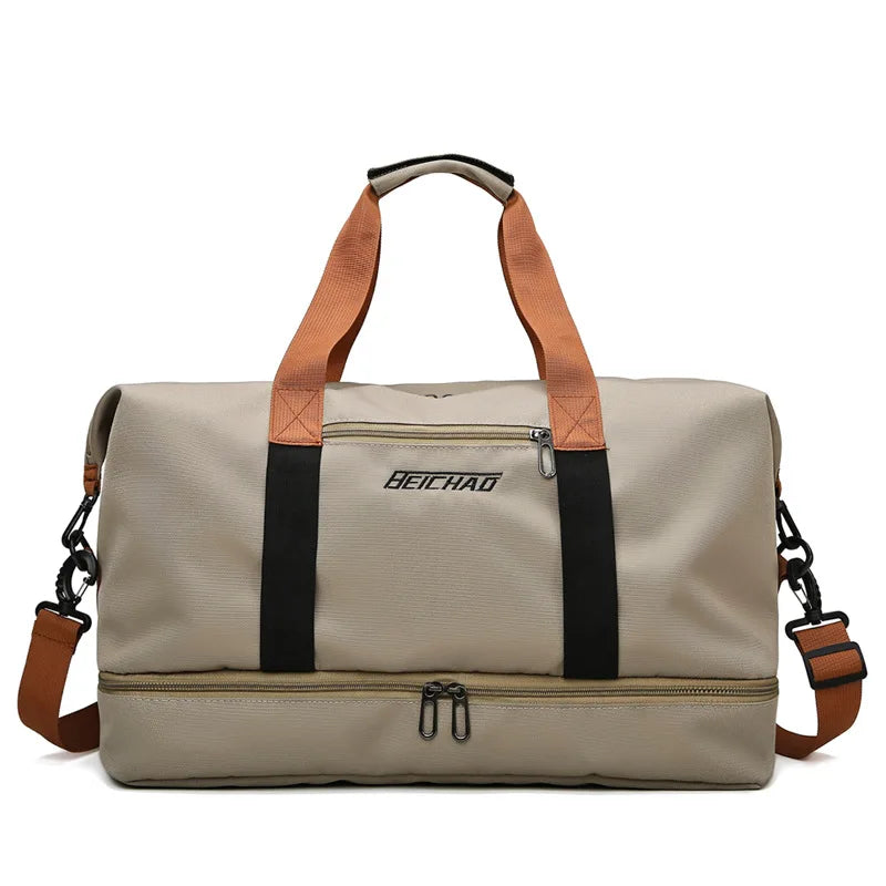 Variant image for Tragbarer Fitnessbeutel mit Schuhfach und nasser Trockentrenntasche für aktives Reisen-2