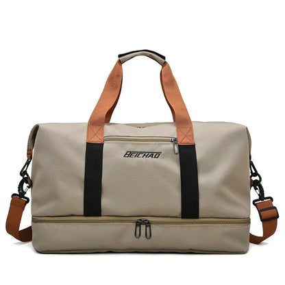 Variant image for Tragbarer Fitnessbeutel mit Schuhfach und nasser Trockentrenntasche für aktives Reisen-2
