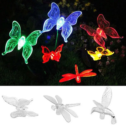 SolarGlow – Schmetterling LED-Gartenlampe