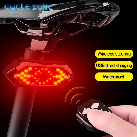 Wiederaufladbares Fahrrad Rücklicht LED Mit Fernbedienung & 32 SMD-LEDs-1