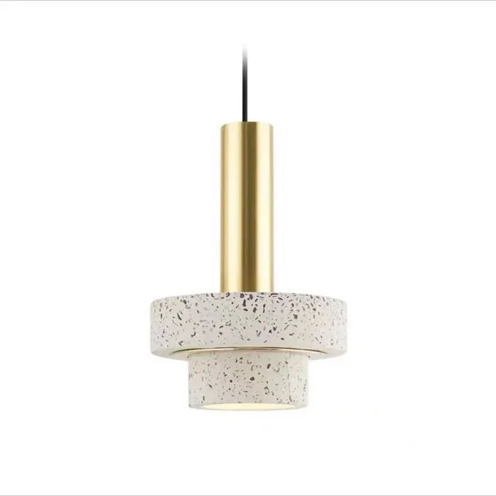Pendelleuchte Kupfer Vulkanstein 280mm LED Hängelampe Esszimmerlampe-1
