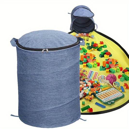 Aufbewahrungskiste Spielzeug mit Abnehmbarer Spielmatte für Kinderzimmer – Praktische Spielzeugaufbewahrung-1