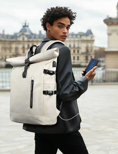 ROLLTRAIL – Erweiterbarer Rolltop-Rucksack mit Laptopfach & großem Volumen