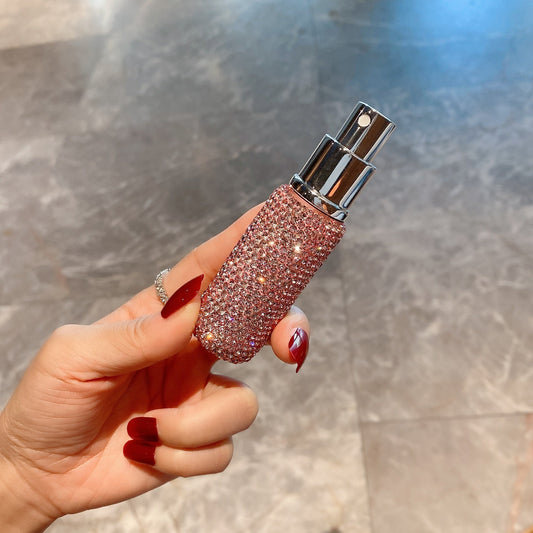 Kleine Parfümflasche - Nachfüllbare 10 ml Parfüm Flasche im Eleganten Diamantdesign-1