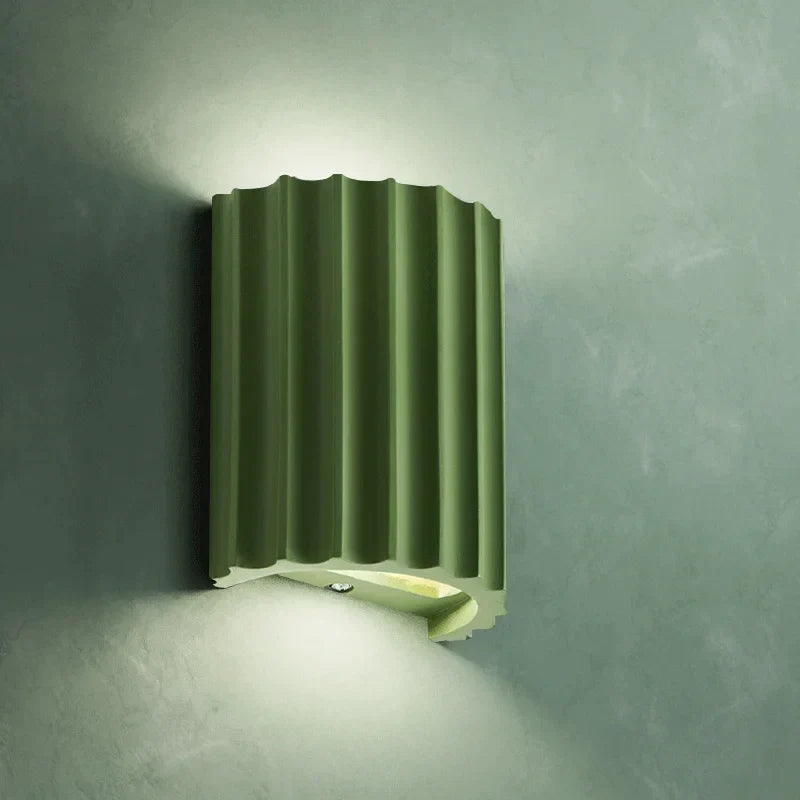 Wandleuchte Schwarz 30x20x12 cm LED Harz Moderne Wandlampe-5