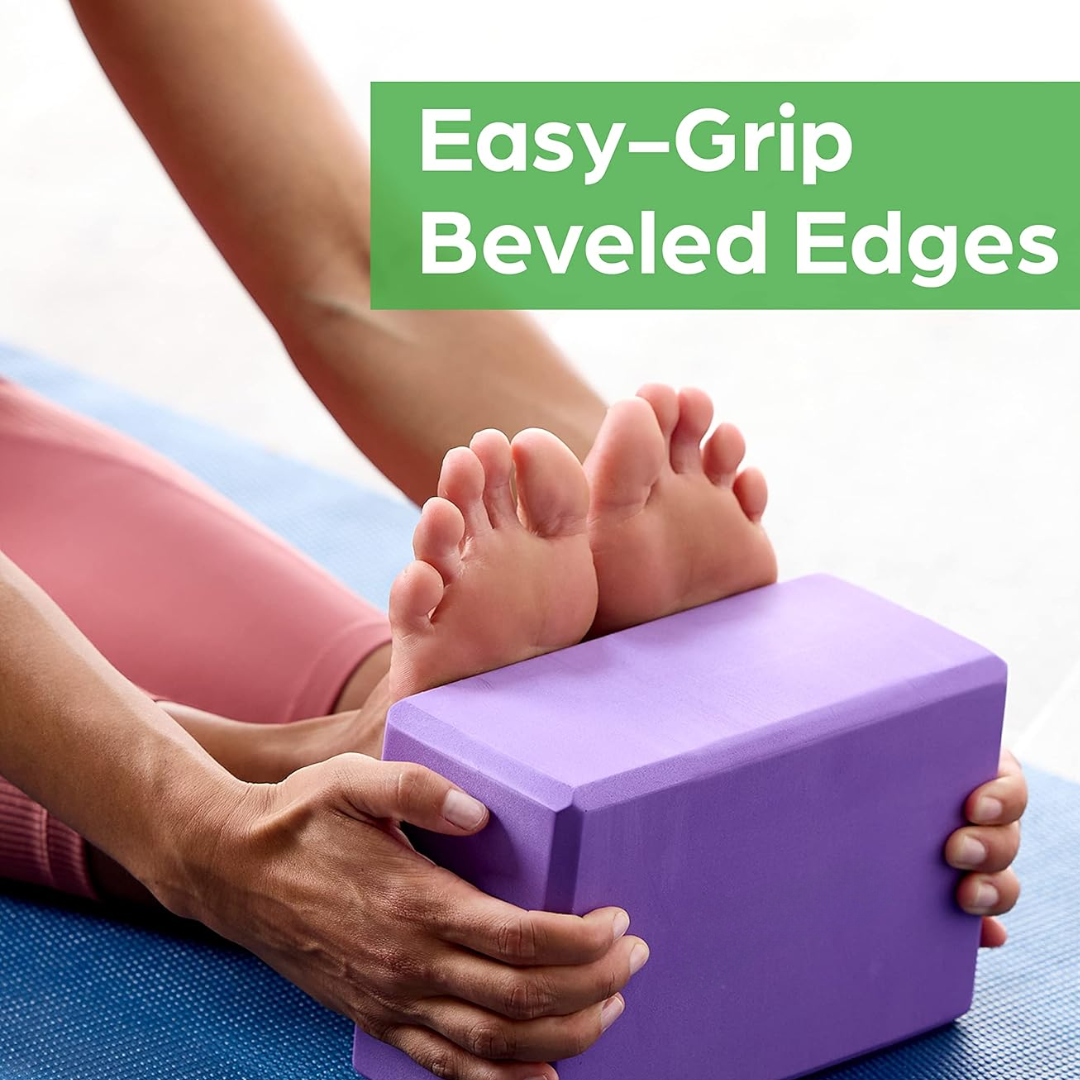 SupportFlex - Anti-Rutsch Yoga Block aus hochwertigem EVA-Schaum für Stabilität und Komfort-3