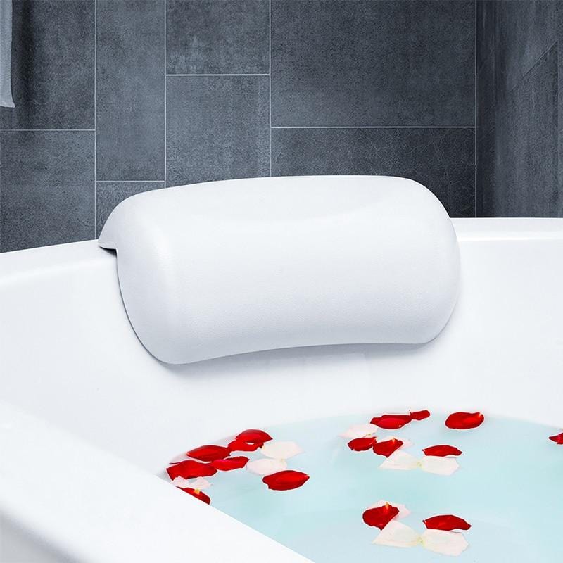 Badekissen Weiß Größe Standard Wasserabweisend Ergonomisch-2