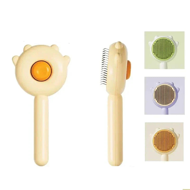 MagicBrush - Pflegepinsel Für Hunde Und Katzen Mit Massagefunktion, Hygienisch Und Benutzerfreundlich-3