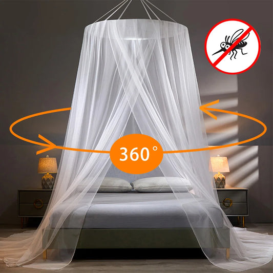 Moskitonetz Bett – Faltbares Insektenschutznetz für Schlafzimmer und Camping, Ideal als Mückennetz für Doppelbett & Outdoor-1