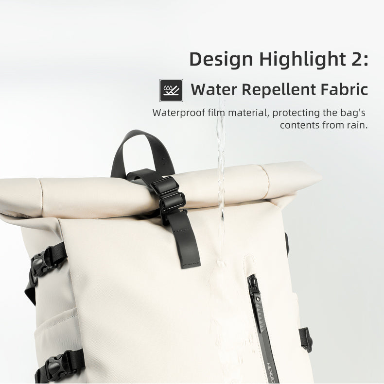 ROLLTRAIL – Erweiterbarer Rolltop-Rucksack mit Laptopfach & großem Volumen