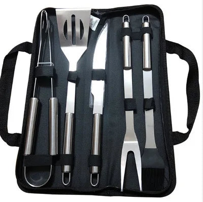 GrillMaster Edelstahl-Utensilienset – Premium Grillwerkzeuge für den Außenbereich