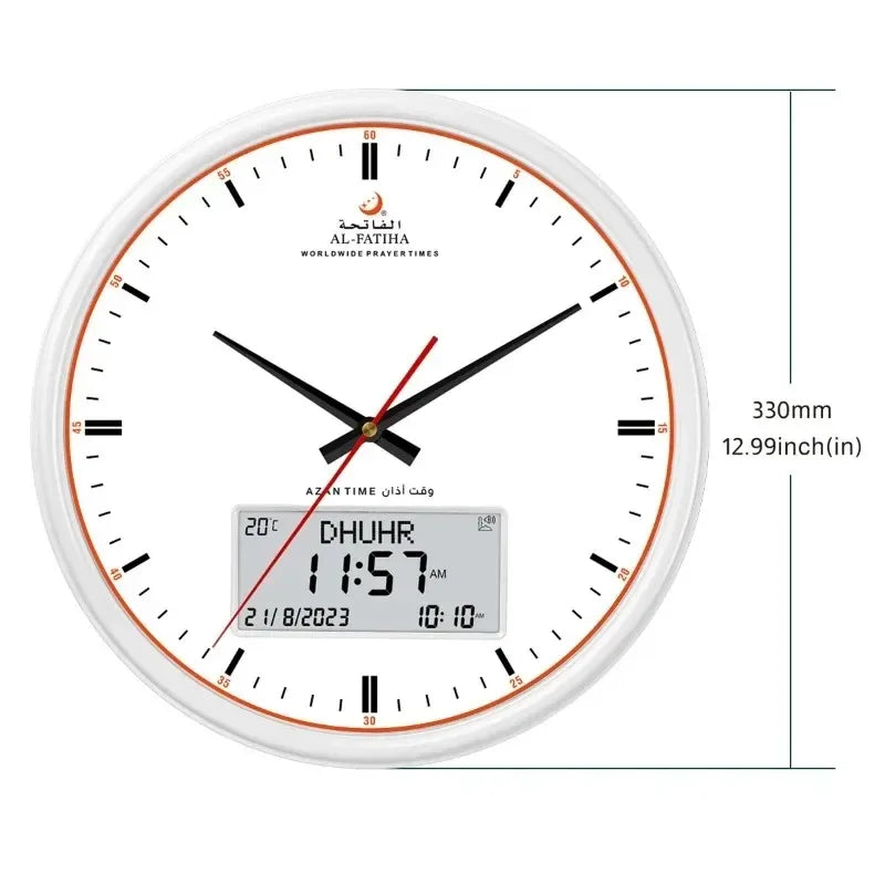 PERTIMERTIME - Smart Wall Clock mit Azan-5