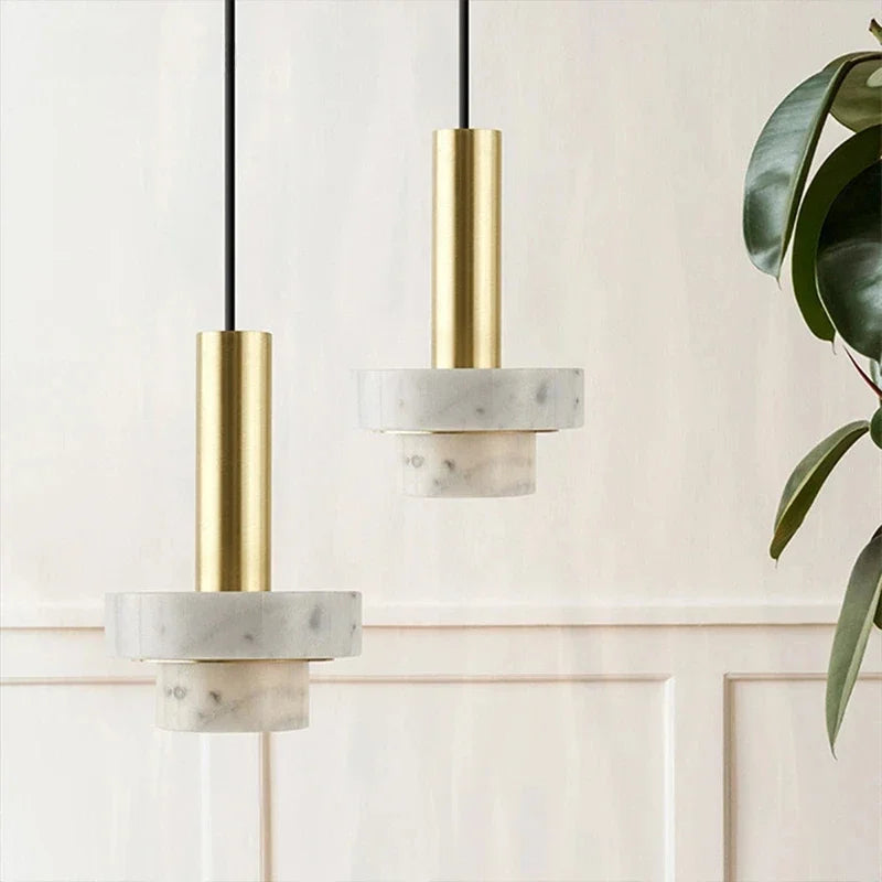 Pendelleuchte Kupfer Vulkanstein 280mm LED Hängelampe Esszimmerlampe-5