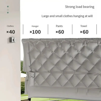 EasyHang Retractable Wäscheleine – Platzsparender, Wandmontierter Wäschetrockner
