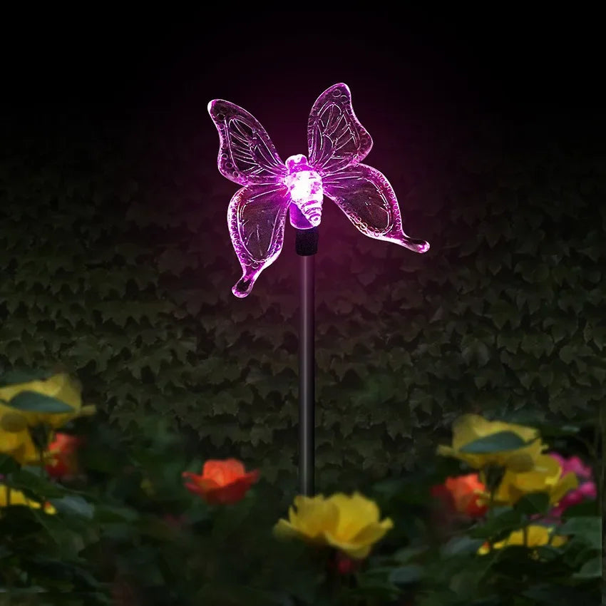 SolarGlow – Schmetterling LED-Gartenlampe