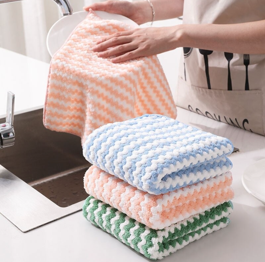 Mikrofaser Reinigungstücher - Hochabsorbierende, Wiederverwendbare Tücher für Sauberkeit-2