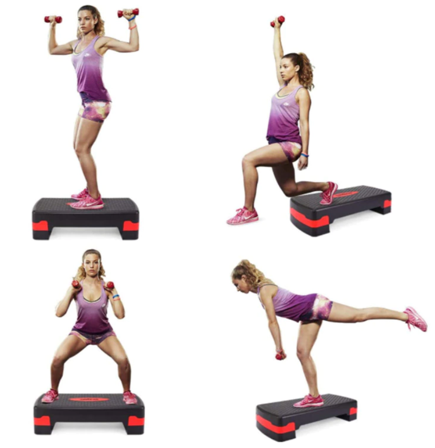 Einstellenfit - Verstellbarer Stepper Fitness Für Zuhause Mit Rutschfestem Boden-3