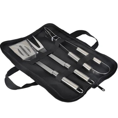GrillMaster Edelstahl-Utensilienset – Premium Grillwerkzeuge für den Außenbereich